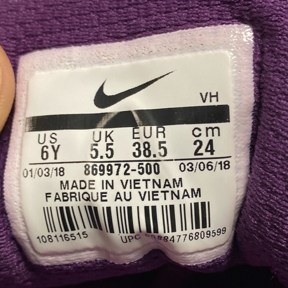 Nike Downshifter 7 GS (869972-500) Kid's Size 6Y - Picture 9 of 10